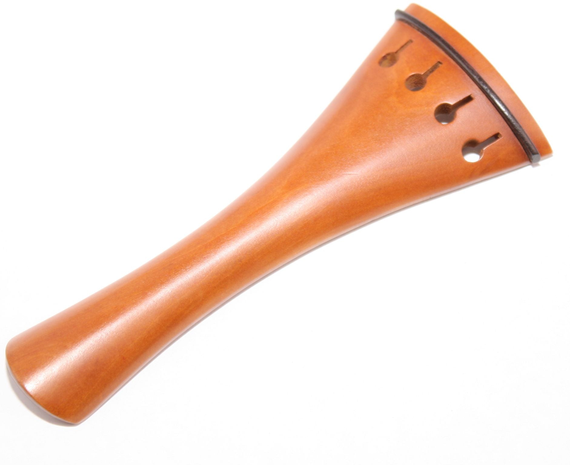 Violin tailpiece-French-Boxwood Castello-ebony saddle-110mm