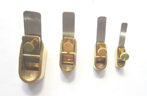 Finger planes- Brass-set of 4-arched sole