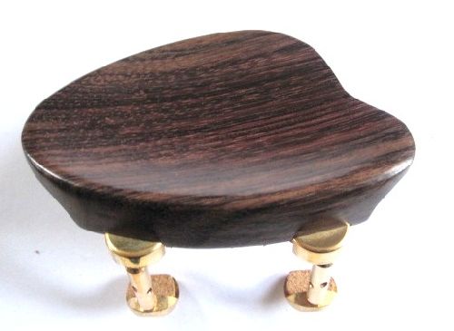 Viola chinrest- New Baron-Rosewood-Hill gold