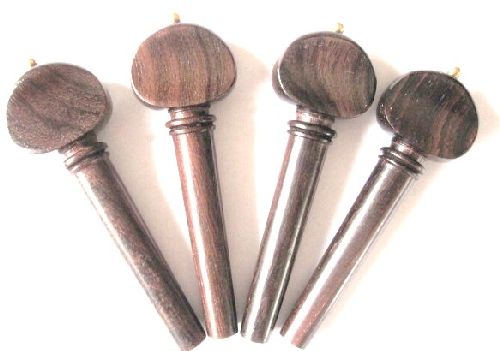 Violin Pegs-French-Rosewood-Gold pin