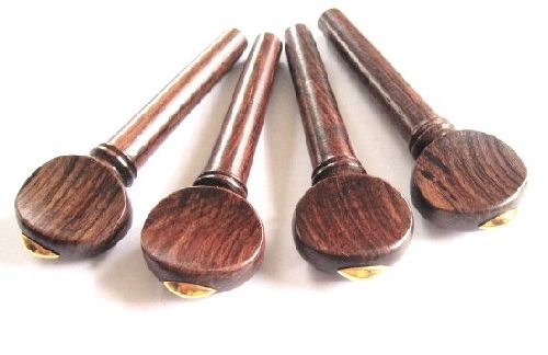 Viola pegs-French-Rosewood-gold olive