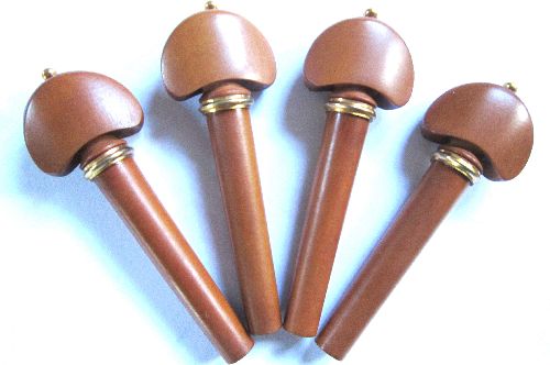 Violin pegs-Hill-Boxwood-gold pin and collar