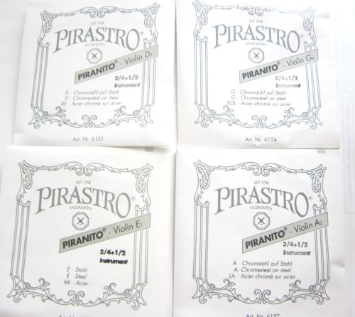 Violin strings-Pirastro Piranito- 3/4-1/2