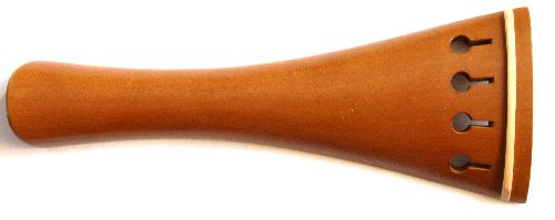 Violin tailpiece-French-boxwood-white saddle