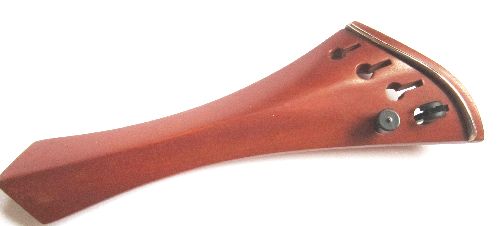 Violin tailpiece-"Schmidt harp-style"-Boxwood-gold saddle-1 tuner