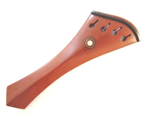 Violin tailpiece-"Schmidt Harp-style"-boxwood-Parisian eye