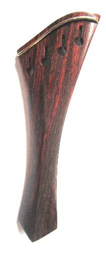 Viola tailpiece-"Schmidt Harp style"-Rosewood-gold saddle-135mm