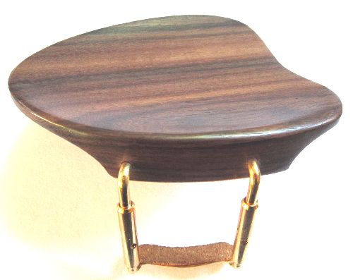 Viola chinrest- New Baron-Rosewood-gold