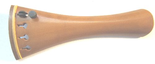 Violin tailpiece-French-boxwood-"Schmidt tailpiece"-white saddle-1 tuner