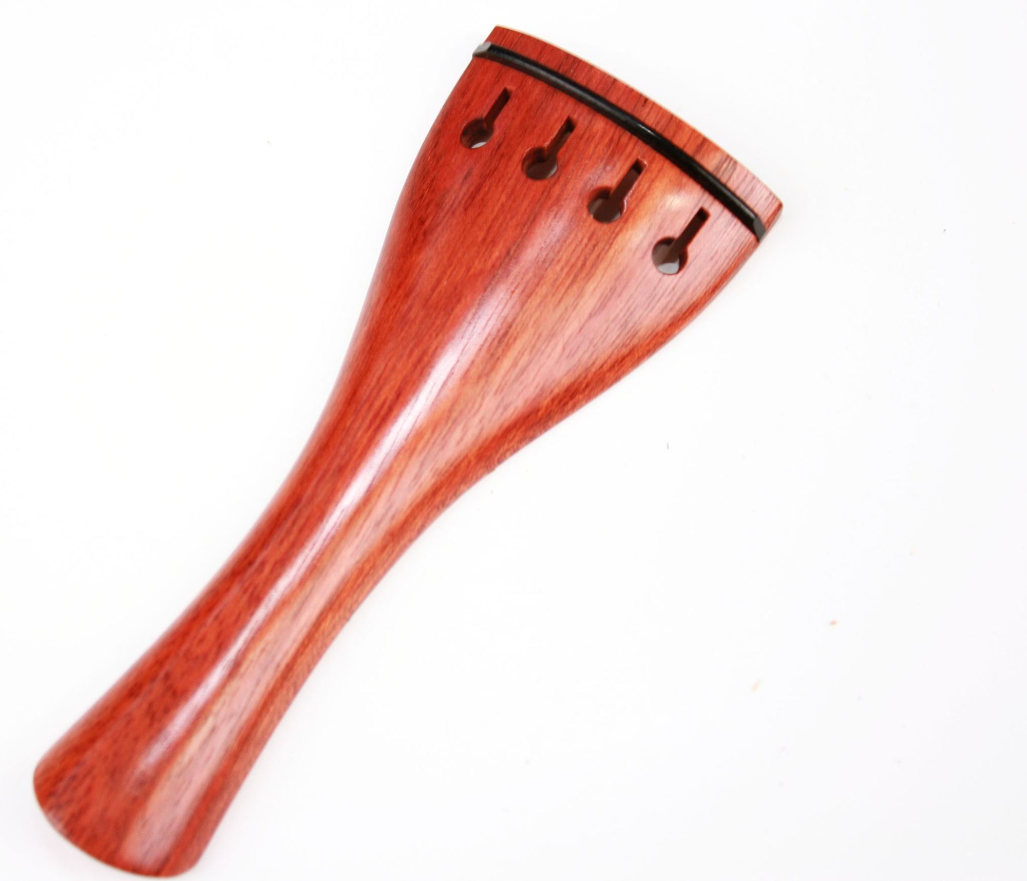 Violin tailpiece- Round Tulip model-"Mexican Pernambuco"-112mm