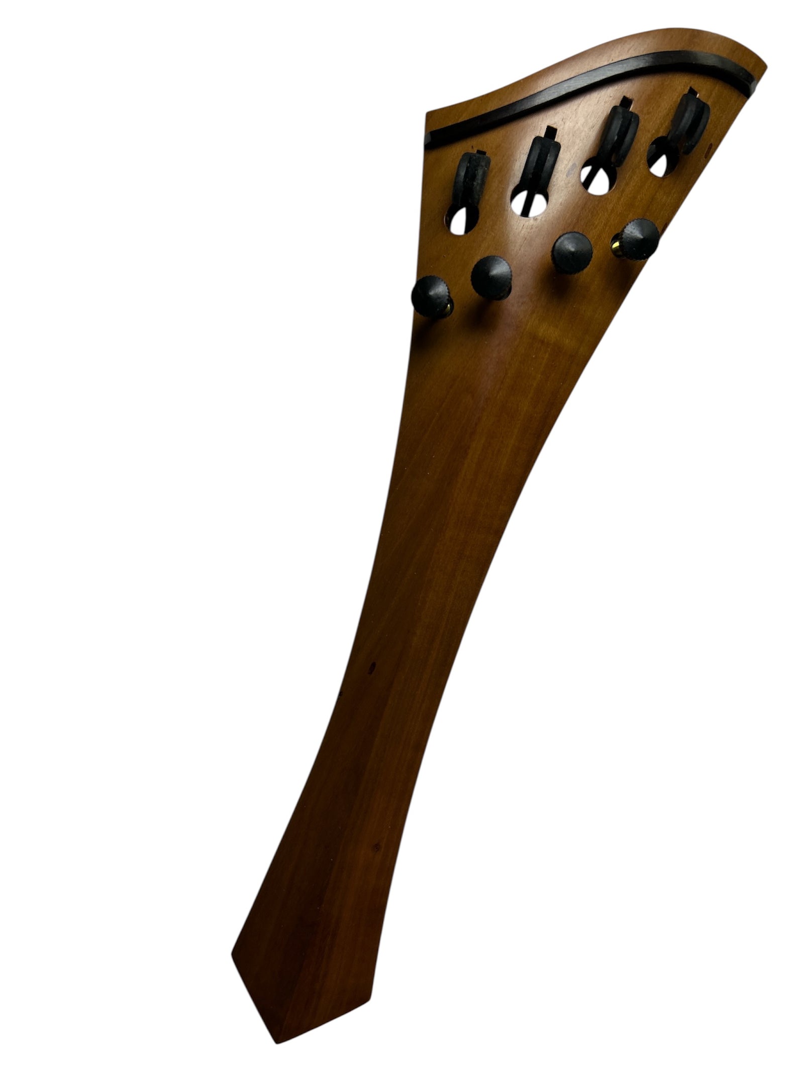 Cello tailpiece "Harp"-Mountain  Mahogany with 4 tuners