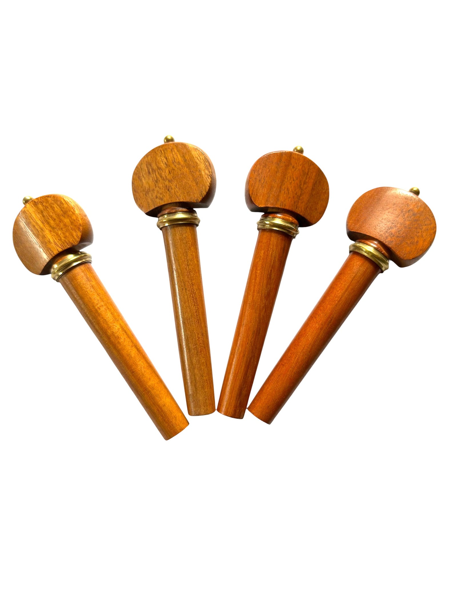 Violin Pegs-Hill-Pernambuco-Gold Trimmed