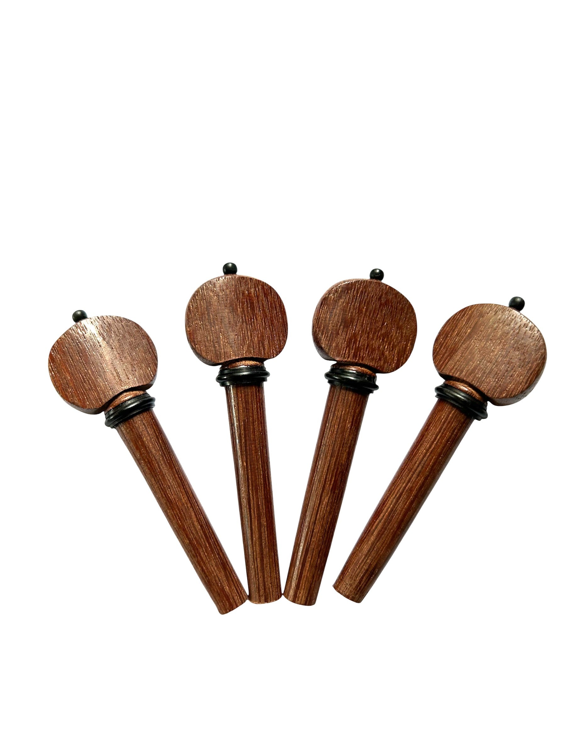 Violin Pegs-Hill-Mahogany-Ebony trimmed