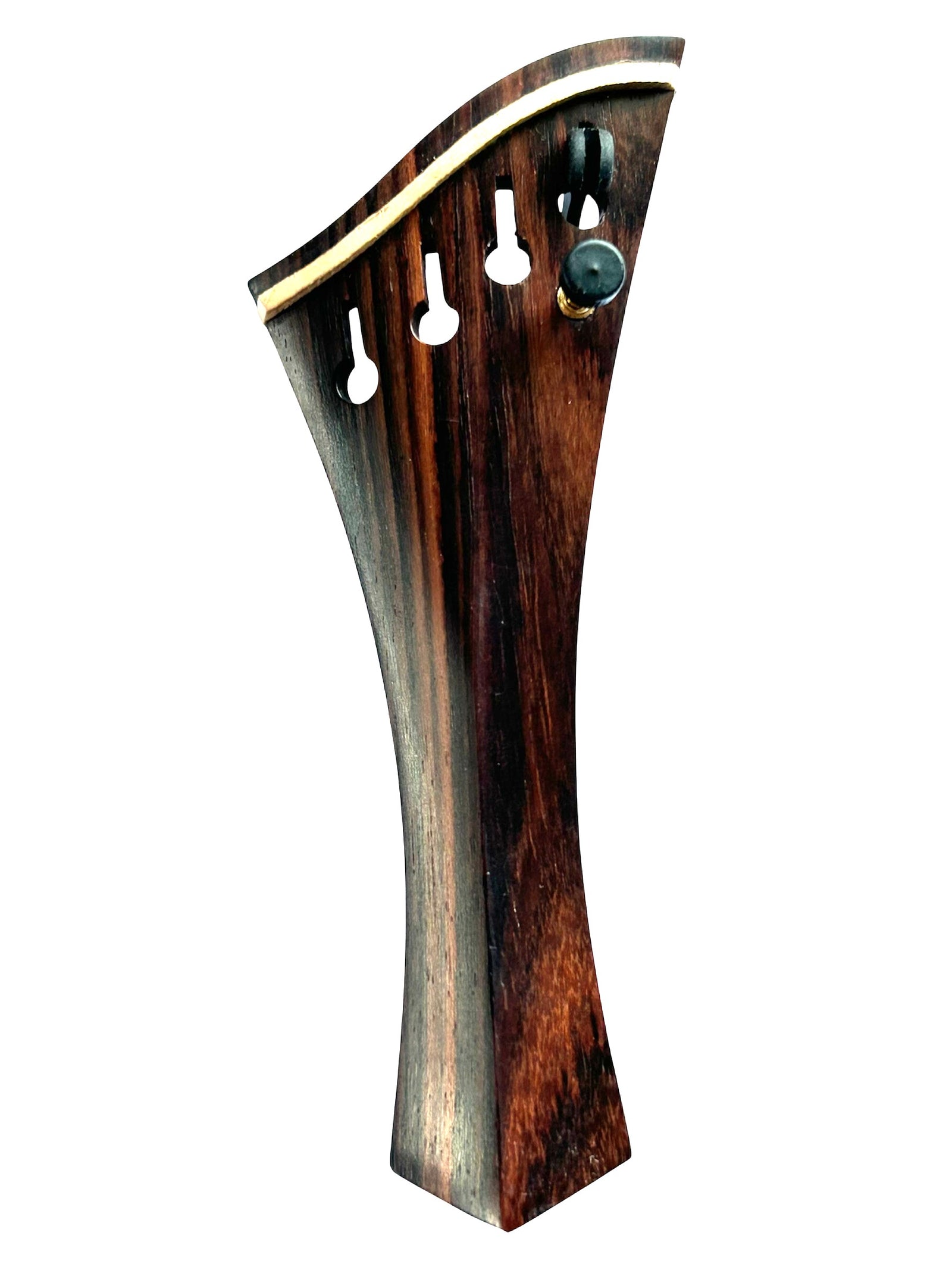 Violin Tailpiece-"Harp"-Rosewood-White Saddle-1 tuner