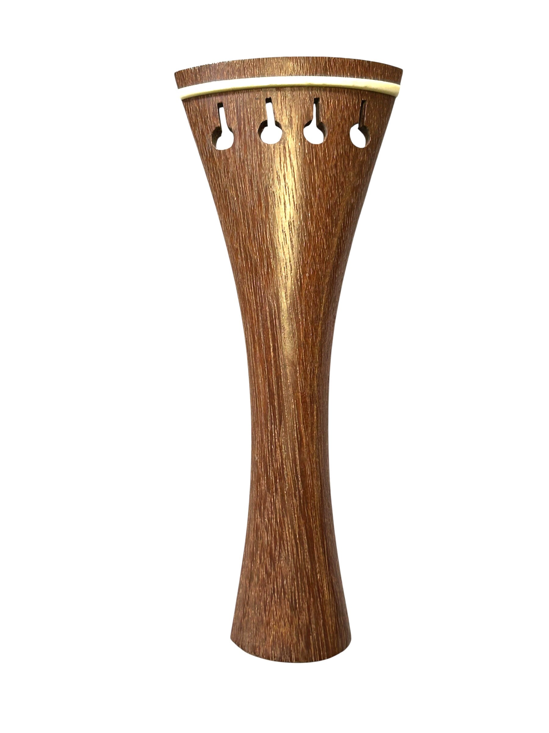 Violin Tailpiece-French-Mahogany-White Saddle-114mm