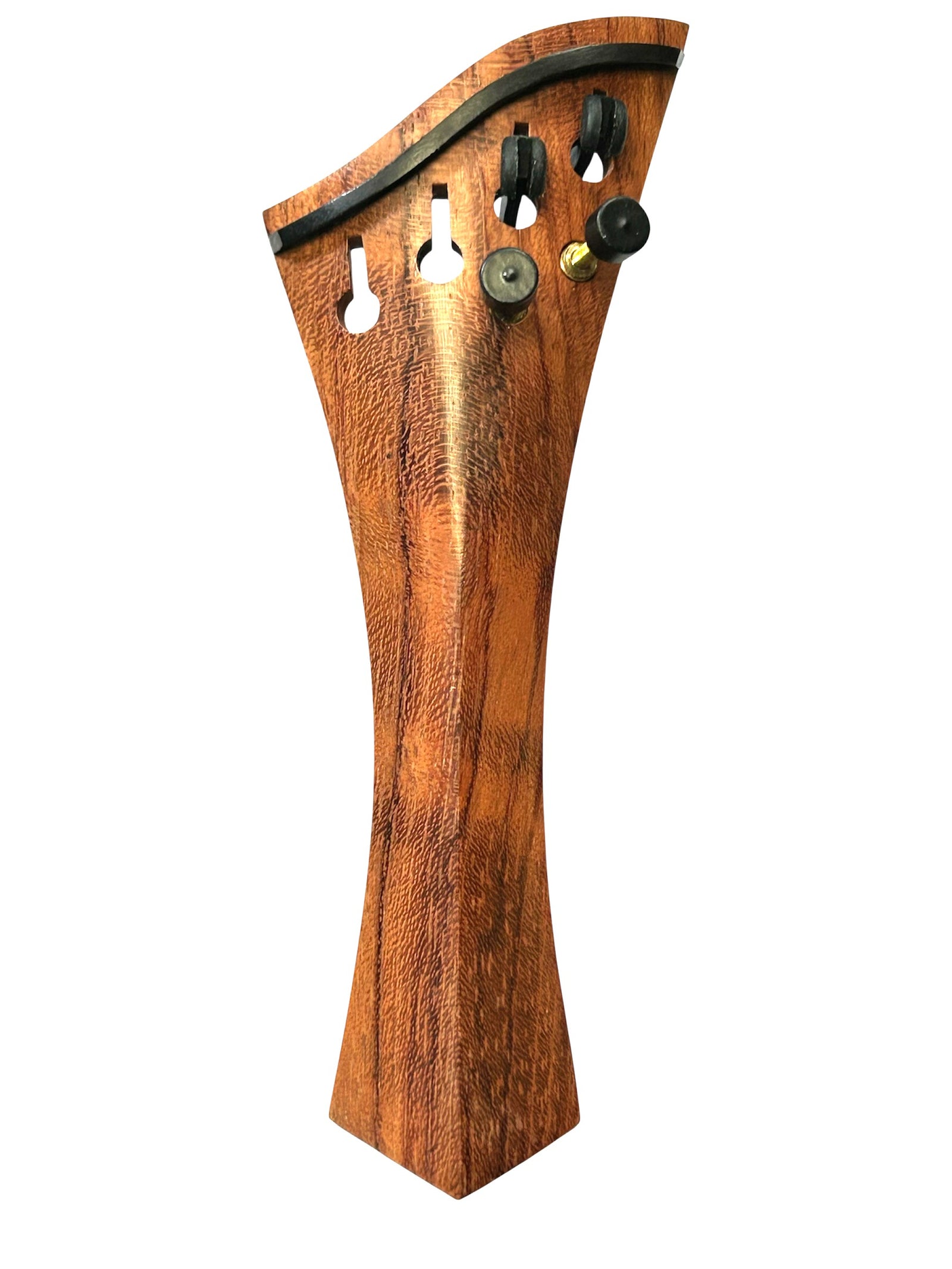 Violin Tailpiece-"Harp"-Bubinga-2 Carbon Tuners