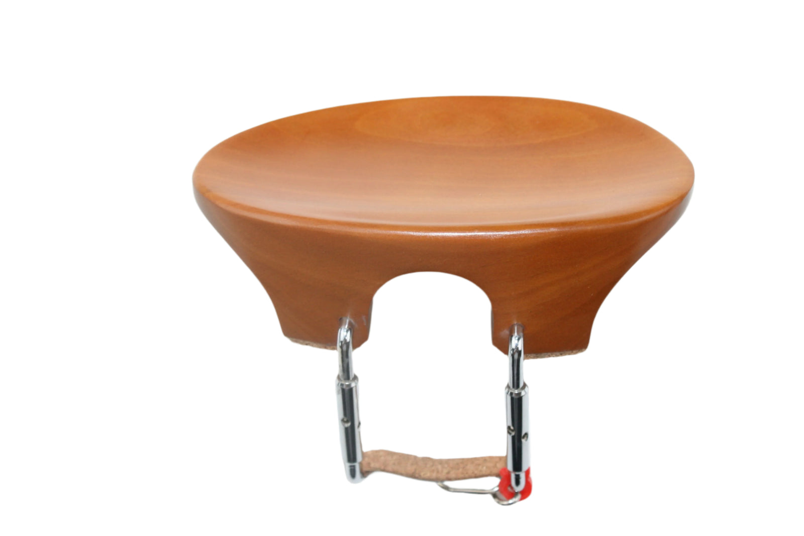 Violin chinrest-Flat Flesch-Boxwood-"Long neck"