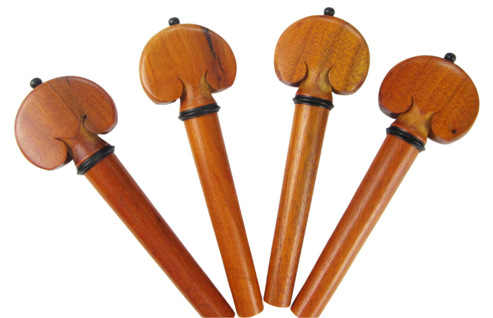 Cello pegs Heart- Pernambuco Ebony Trimmed
