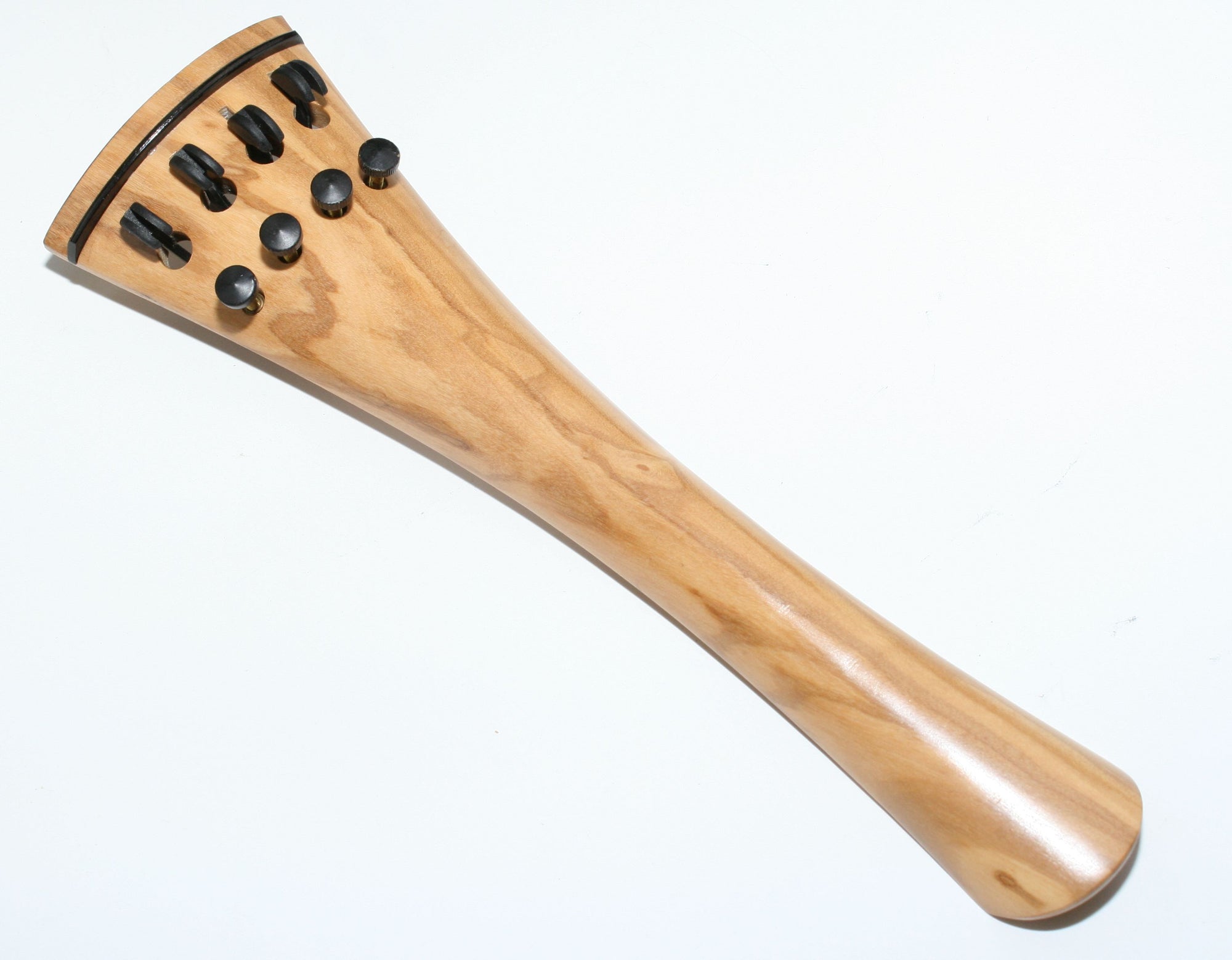 Cello tailpiece-French-Olive wood-"Schmidt tailpiece"-4 tuners