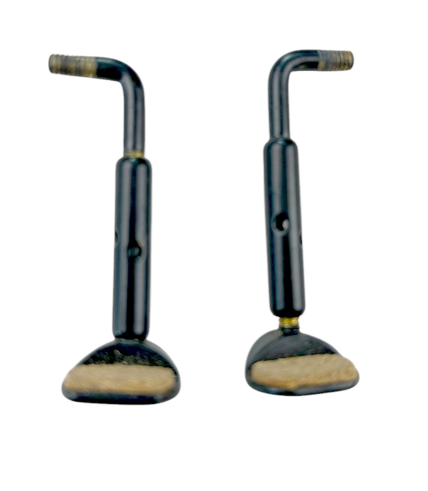 Violin Chinrest Brackets-Semi Hill-Black-Alloy