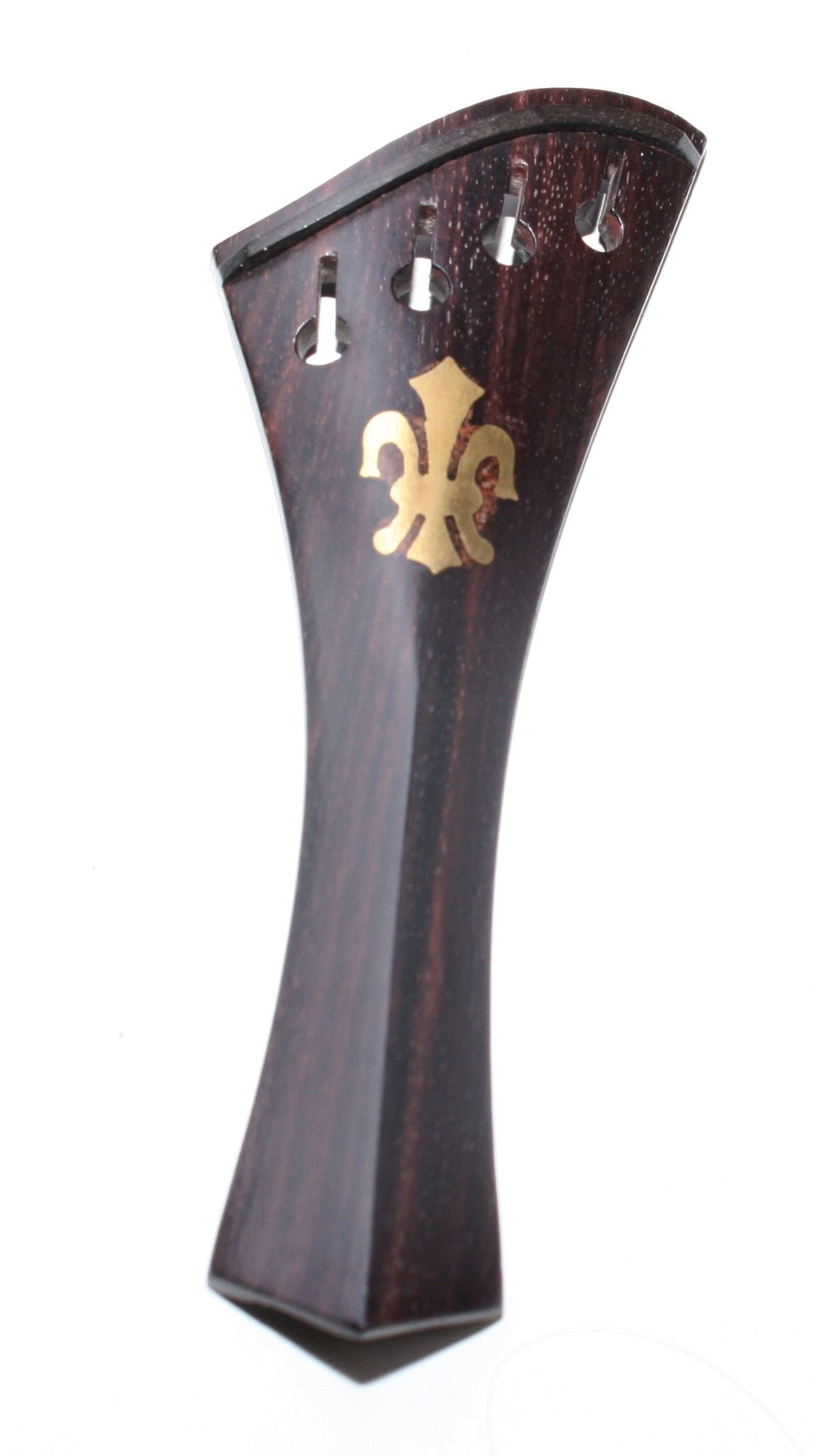 Viola tailpiece-"Harp"-Rosewood-Fleur de lys-125mm