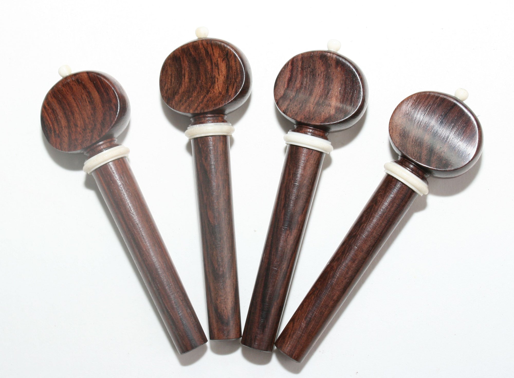 Viola pegs-Mirecourt-Rosewood-White trimmed
