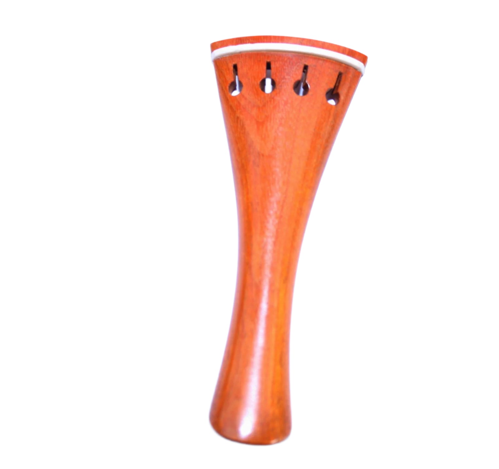 Violin Tailpiece-French-Boxwood-White saddle-105mm