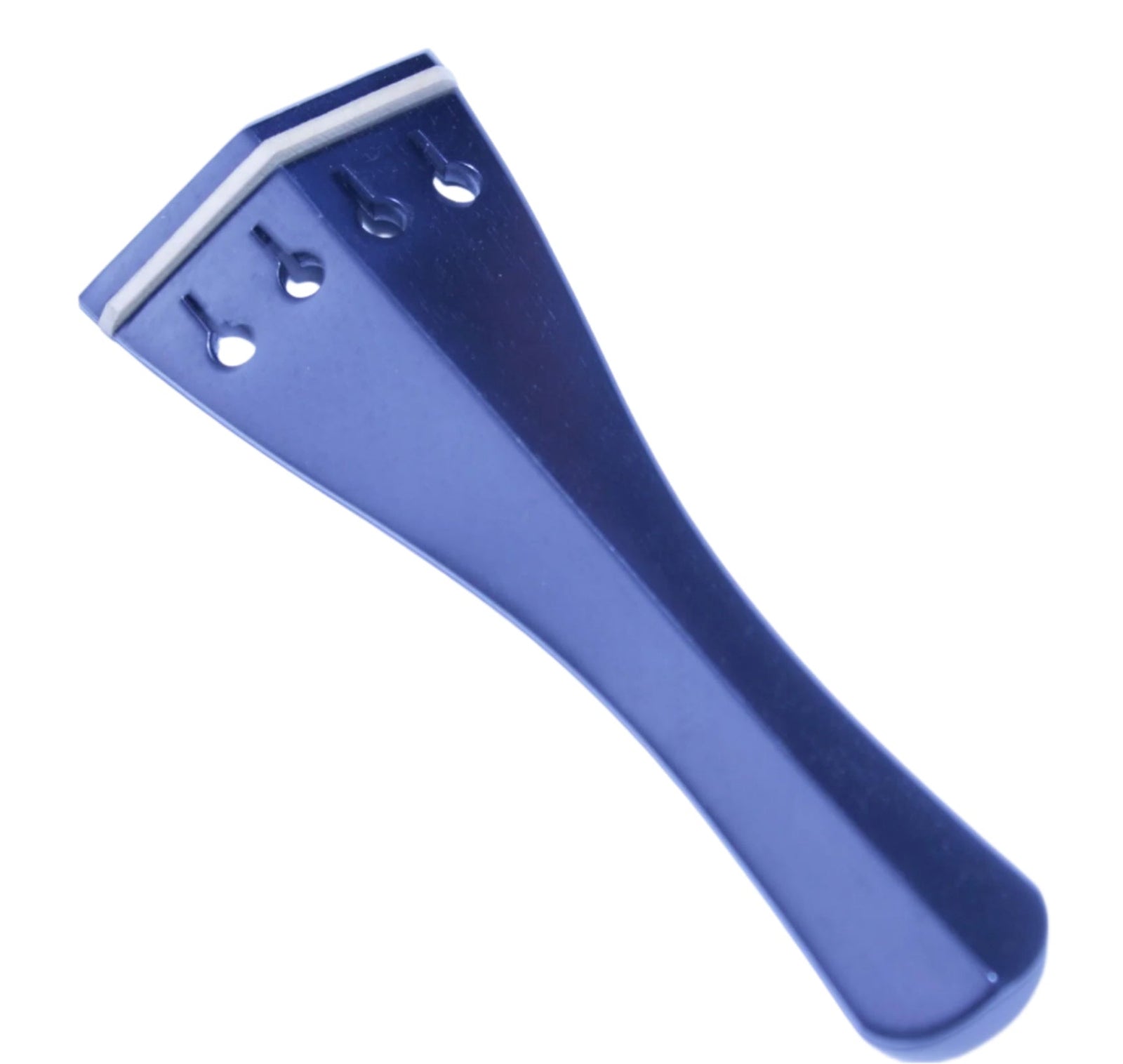 Violin Tailpiece-Hill-Ebony-White Saddle-Hollow-108mm