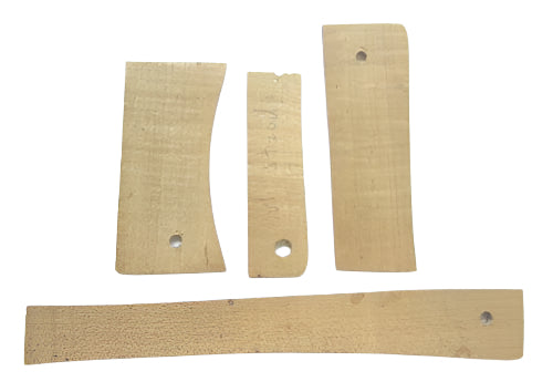 Violin arching templates