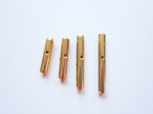 Violin chinrest brackets-replacement barrels-gold