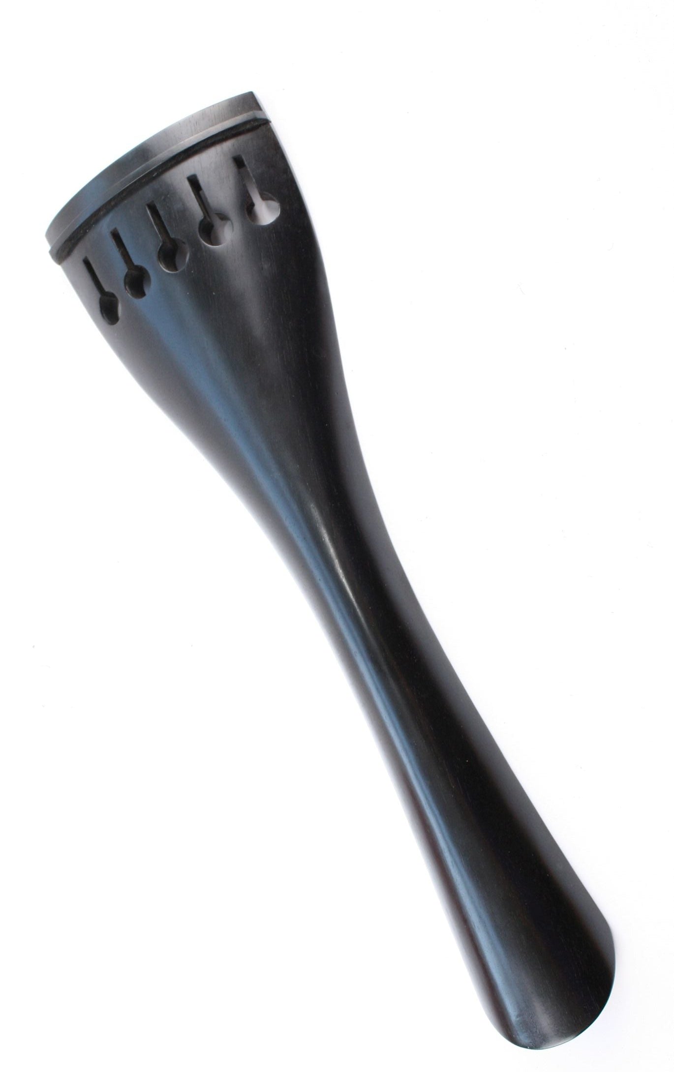 Bass Tailpiece Round-Ebony 5 strings 4/4 size