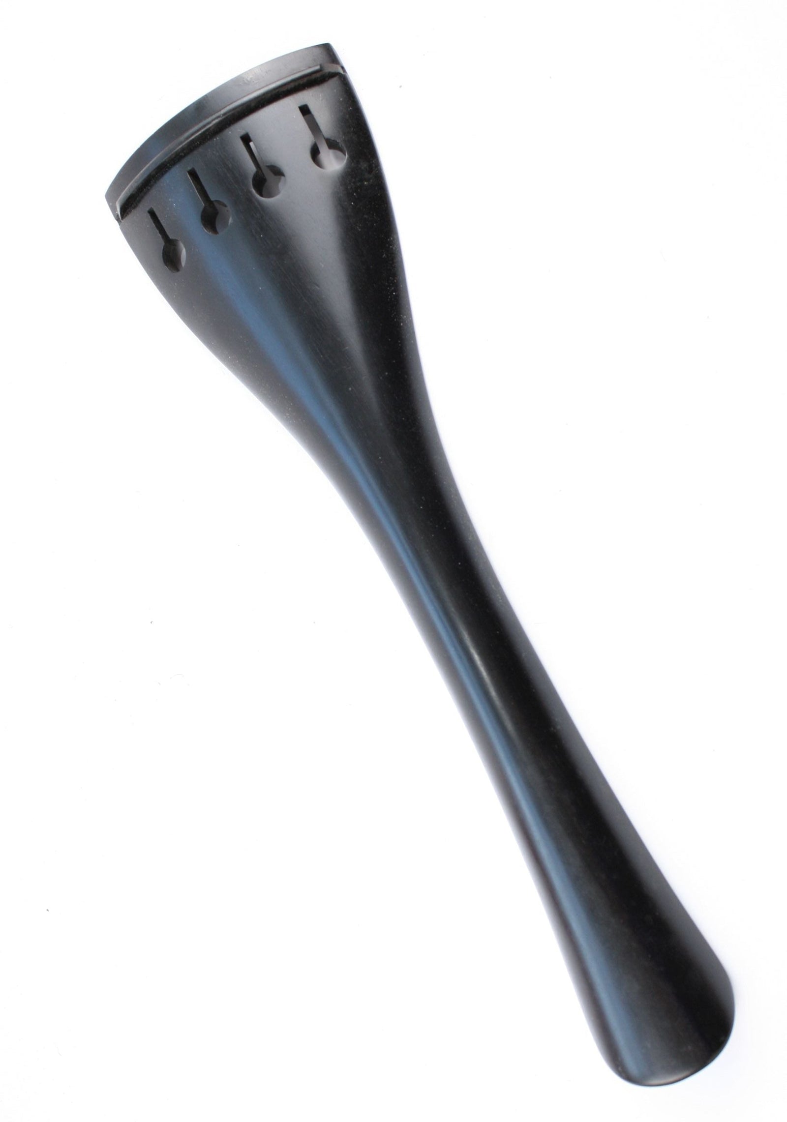 Bass Tailpiece Round- Ebony 3/4 size