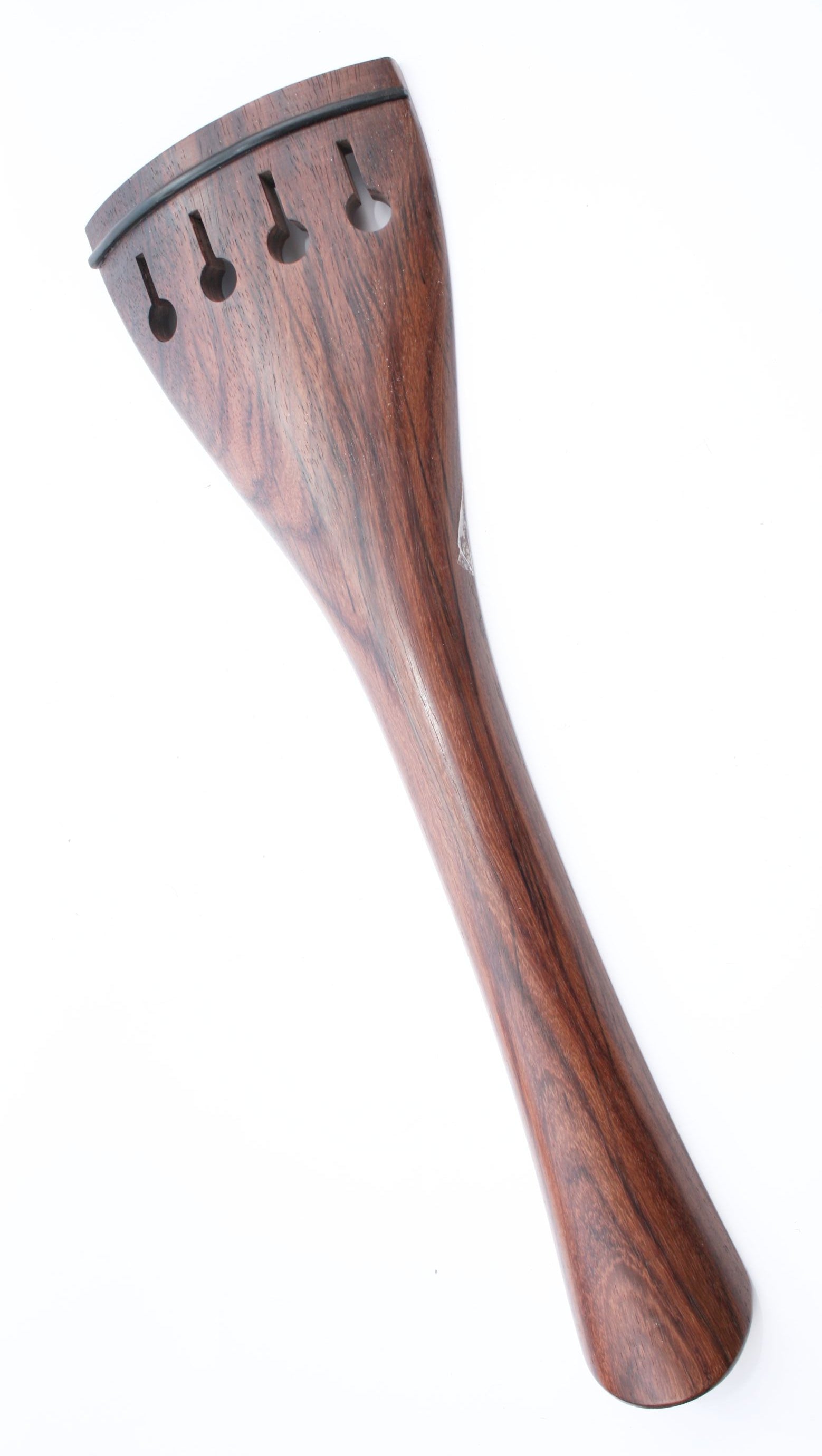 Bass Tailpiece Round- Rosewood 3/4 size