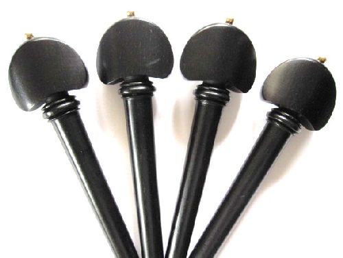 Cello pegs-Hill-Ebony-Gold pin
