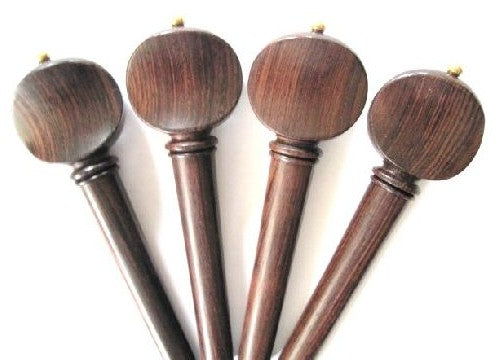 Cello pegs-Swiss-Rosewood-gold pin