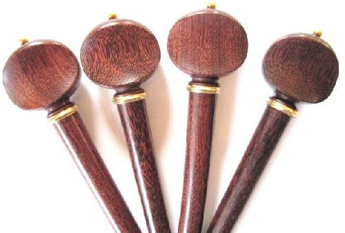Cello pegs-Swiss-Tetul-gold trimme