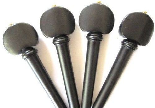 Cello pegs-Winterling-Ebony-gold pin