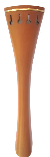 Cello tailpiece-French-Boxwood-gold saddle