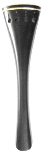 Cello tailpiece-French-Ebony-gold saddle