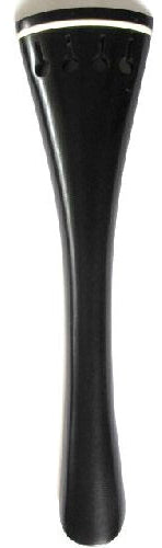 Cello tailpiece-French-Ebony-white saddle