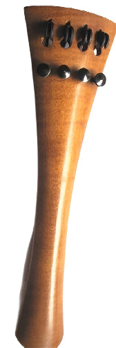 Cello tailpiece-French-boxwood flamed European-"Schmidt"-4 Tuners