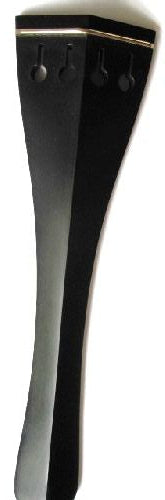 Cello Tailpiece-Hill-Ebony-Gold saddle