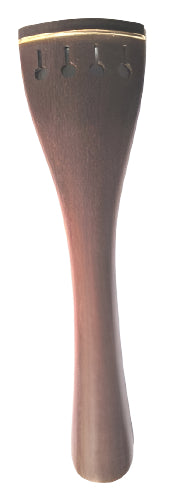 Cello tailpiece-Round-Crabwood-gold saddle