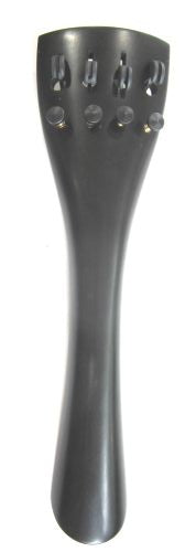 Cello tailpiece-Round-Ebony-4 tuners-no saddle