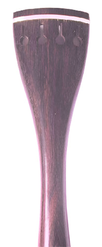 Cello Tailpiece-Round-Rosewood-White saddle