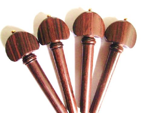 Cello pegs-Hill-Rosewood-gold pin.