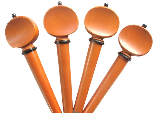 Cello pegs-French-Boxwood- Ebony trimme
