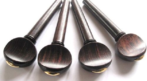 Cello pegs-French-Rosewood gold Olive