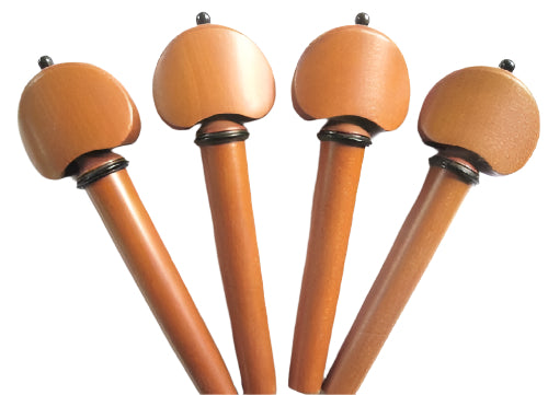 Violin pegs-Hill-Boxwood-Ebony pin and collar