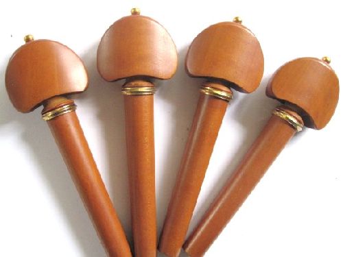 cello pegs-Hill-Boxwood-Gold  